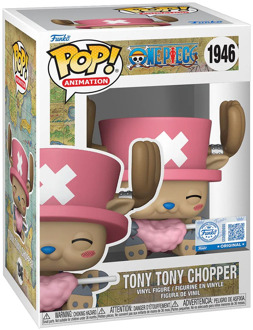 FUNKO One Piece POP! Animation Vinyl Figure Tony Tony Chopper with Cotton Candy heo Exclusive 9 cm