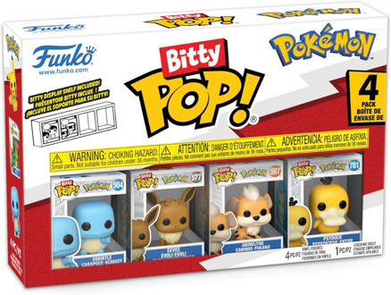 FUNKO Pokémon Bitty POP! Vinyl Figure 4-Pack Series 4 2 cm