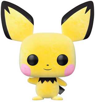 FUNKO Pokemon POP! Games Vinyl Figure Flocked Pichu *Exclusive Version* 9 cm