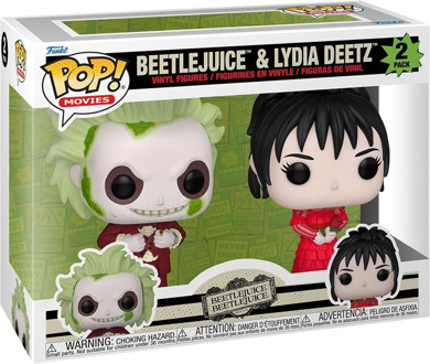 FUNKO Pop! - BeetleJuice BeetleJuice - BeetleJuice & Lydia Deetz (2-pack)