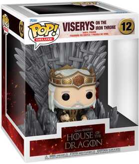 FUNKO Pop Deluxe: House of the Dragon - Viserys on Throne - Funko Pop #12