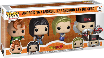 FUNKO Pop! - Dragon Ball Z Dr. Gero with Androids 4-Pack 'Special Edition'