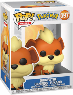 FUNKO Pop Games: Pokémon Growlithe - Funko Pop #597