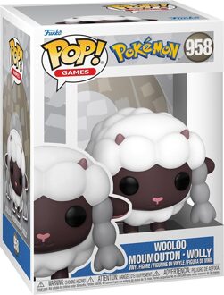 FUNKO Pop Games: Pokemon - Wooloo - Funko Pop #958