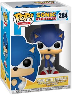 FUNKO Pop Gaming: Sonic with Emerald - Funko Pop #284