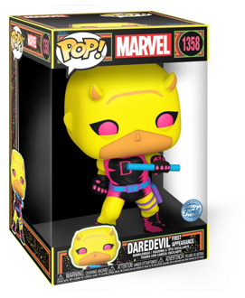 FUNKO Pop! Jumbo - Daredevil 'Blacklight' (Yellow/Red suit) #1358