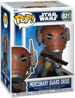 FUNKO Pop! - Mandalorian & Grogu - Mercenary Guard Driod #821
