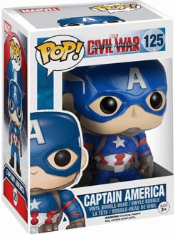 FUNKO Pop! Marvel Vynil 125 Captain America Civil War ! - Verzamelfiguur