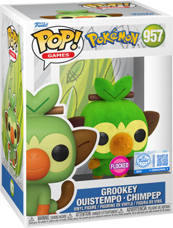 FUNKO Pop! - Pokemon - Grookey (Flocked) #957