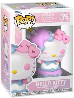 FUNKO Pop Sanrio: Hello Kitty 50th - Hello Kitty in Cake - Funko Pop #75