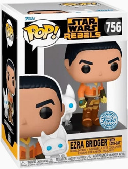 FUNKO Pop! - Star Wars Rebels Ezra with Loth-cat #756
