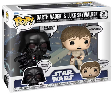 FUNKO POP Star Wars: Sayings- Vader & Luke 2PK