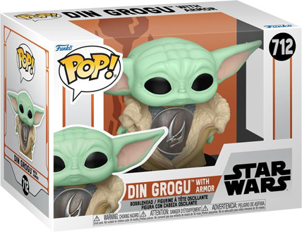 FUNKO Pop! - The Mandalorian Grogu with Armor #712