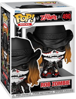 FUNKO Rob Zombie POP! Rocks Vinyl Figure Rob Zombie w/Bandana 9 cm