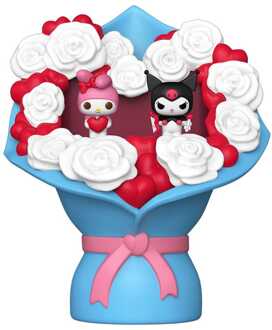 FUNKO Sanrio Bitty POP! Bouquet Vinyl Figure 2-Pack My Melody & Kuromi (Valentine) 4 cm