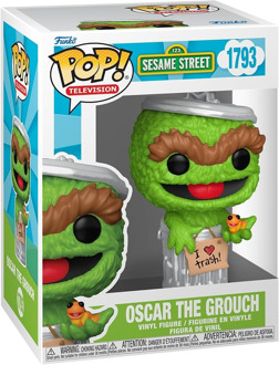 FUNKO Sesame Street POP! TV Vinyl Figure Oscar the Grouch 9 cm