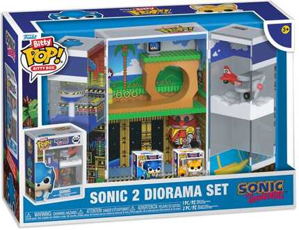FUNKO Sonic 2 Bitty POP! Boxes Vinyl Figure Diorama Set