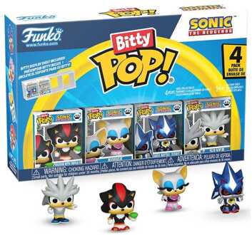 FUNKO Sonic Bitty POP! Vinyl Figure 4-Pack Shadow 2,5 cm