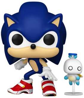 FUNKO Sonic The Hedgehog POP & Buddy! Vinyl Figure Sonic w/ HChao 9 cm