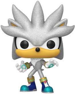 FUNKO Sonic The Hedgehog POP! Games Vinyl Figure Silver The Hedgehog (FL) 9 cm