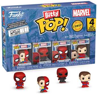 FUNKO Spider-Man Bitty POP! Vinyl Figure 4-Pack Series 4 2 cm