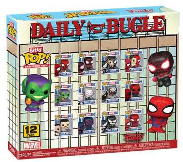 FUNKO Spider-Man Bitty POP! Vinyl Figure Multipack 2,5 cm Display (12)