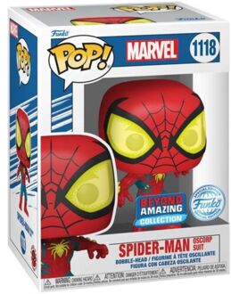 FUNKO Spider-Man POP! Movies Vinyl Figure Spider-Man Oscorp Suit 9cm