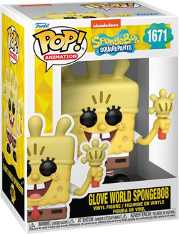 FUNKO SpongeBob SquarePants 25th Anniversary POP! Vinyl Figure SB w/ Glove Light 9 cm