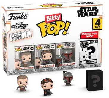 FUNKO Star Wars: Mandalorian Bitty POP! Vinyl Figure 4-Pack Marshal 2,5 cm