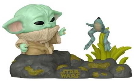 FUNKO Star Wars POP! Deluxe Vinyl Figure Din Grogu w/Frog 9 cm