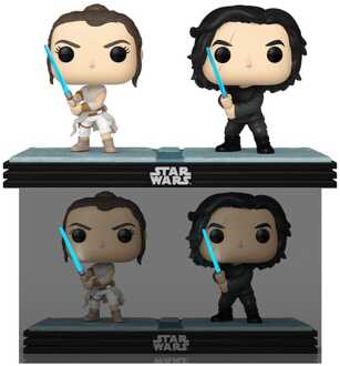 FUNKO Star Wars POP! Movie Moments Vinyl Bobble-Head 2-Pack Kylo & Rey 9 cm