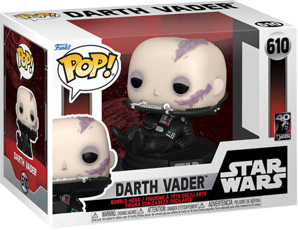 FUNKO Star Wars Return of the Jedi 40th Anniversary POP! Vinyl Figure Vader (Unmasked) 9 cm