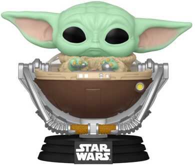 FUNKO Star Wars: The Mandalorian and Grogu POP! Vinyl Bobblehead Figure Grogu in Pram 9 cm