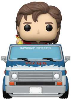 FUNKO Stranger Things POP! Rides Deluxe Vinyl Steve with The Squawk Van Exclusive 9 cm