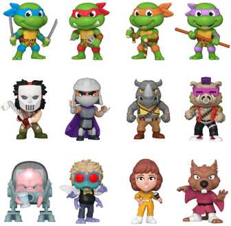 FUNKO Teenage Mutant Ninja Turtles Mystery Mini Figures 5 cm Display (12)