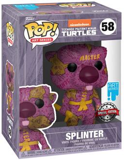 FUNKO Teenage Mutant Ninja Turtles POP! Art Series Vinyl Figure Splinter 9cm