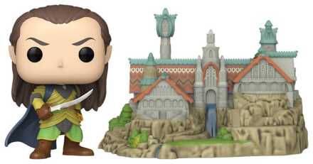 FUNKO The Lord of the Rings POP! Town Vinyl Figure Elrond & Rivendell 9 cm