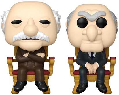 FUNKO The Muppets POP! Television Vinyl Figures 2-Pack Waldorf & Statler 9 cm