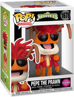 FUNKO The Muppets POP! Vinyl Figure Pepe the Prawn (Flocked) 9 cm