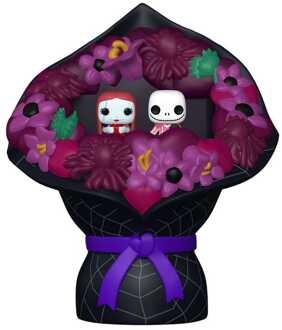 FUNKO The Nightmare Before Christmas Bitty POP! Bouquet Vinyl Figure 2-Pack Sally & Jack Skellington (Valentine) 4 cm