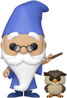FUNKO The Sword in the Stone POP! & Buddy Vinyl Figure Merlin w/Archimedes 9 cm
