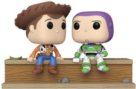 FUNKO Toy Story POP Moment Vinyl Figures Woody and Buzz (30th Anniversary) 9 cm