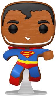 FUNKO Verzamelfiguur Funko POP DC Super Heroes 443 Gingerbread Superman Multikleur