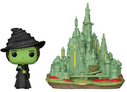 FUNKO Wicked POP! Town Vinyl Figure Elphaba with the Emerald City 9 cm