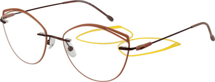 Funky Buddha Brilmontuur FBD1004 003 55 - maat Bruin