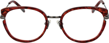 Funky Buddha Brilrand FBD1013 002 52 - maat Rood