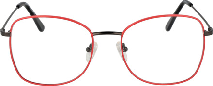 Funky Buddha Brilrand FBD1015 003 54 Rood