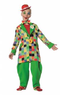 Funky clown jongen kostuum Groen