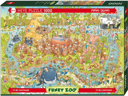 Funky Zoo - Australian Habitat Puzzel (1000 stukjes)