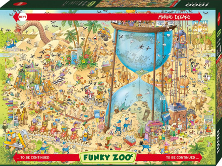 Funky Zoo - Desert Habitat Puzzel (1000 stukjes)